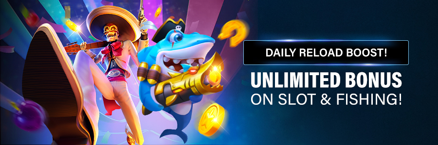 Six6s－nlimited Slot & Fishing Bonuses with Daily Reload Boost!